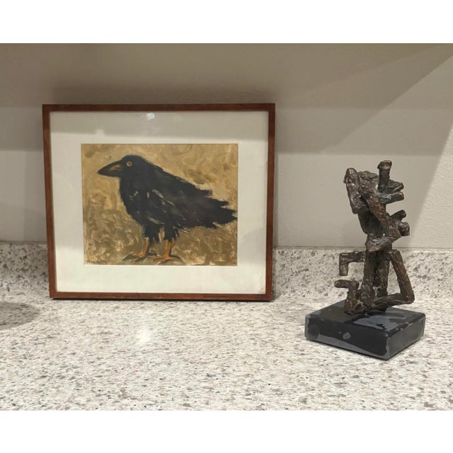 Mid-Century Modern Mid-Century Modern Abstract “Twisty” Bronze Sculpture (10.5” High) For Sale - Image 3 of 11