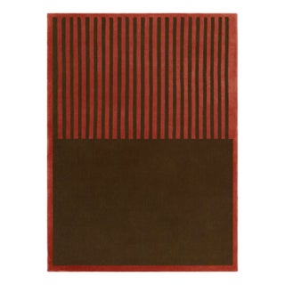 Red and Brown Licorice Rug by Tapis Studio for Hommés Studio For Sale