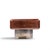Mid 20th Century m.f. Harty for Stow & Davis Mid Century Walnut, Chrome and Glass Executive Desk For Sale - Image 5 of 10
