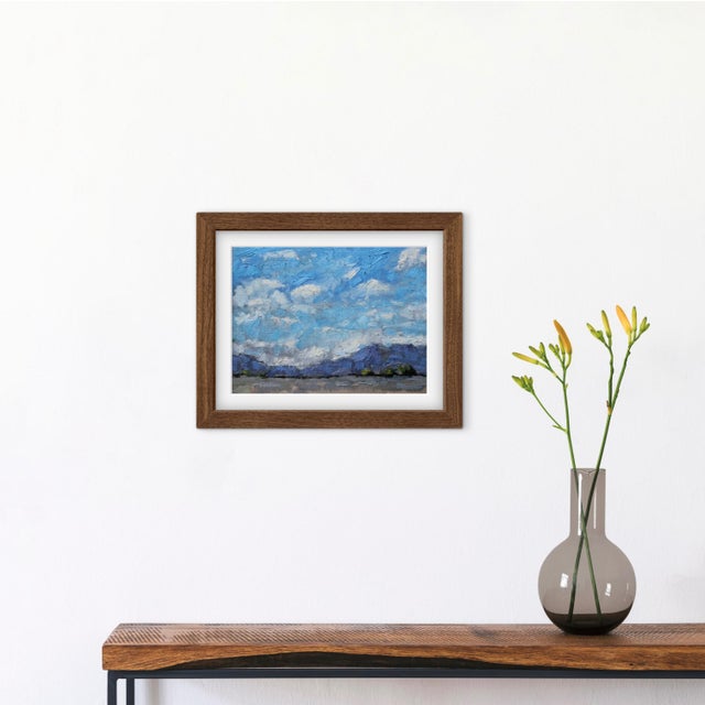 2020s Nevada Clouds (Original Impressionist Oil Landscape) For Sale - Image 5 of 5