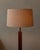 1970s Vintage Dutch Wooden Floor Lamp with Fabric Shade from Bony Design, 1970s-1980s For Sale - Image 5 of 9