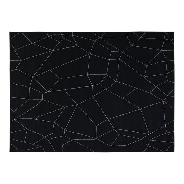 Moroccan Hand Knotted Wool Rug,8'1"X10' For Sale