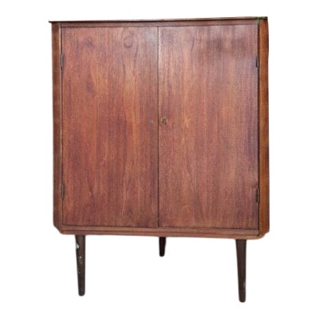 Vintage Danish Corner Sideboard in Teak, 1960 For Sale