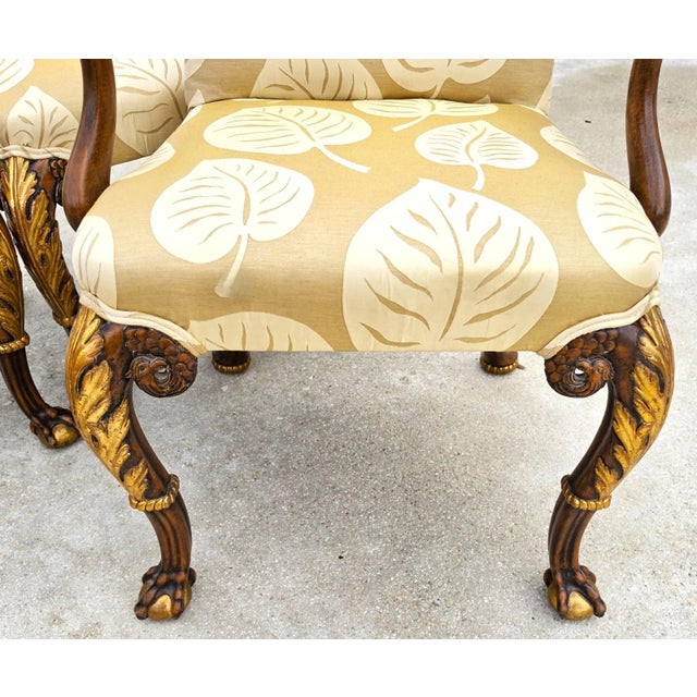 Karges Style George II Irish Georgian Revival Eagle Head Dining Chairs Set of 6 For Sale - Image 15 of 16