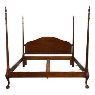 Henredon Solid Cherry King Bed For Sale