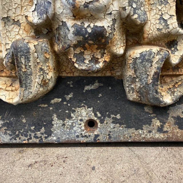 Antique Iron French Architectural Frieze From Historic Vanderbilt Hotel in New York For Sale - Image 9 of 11