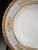 A rare and superb set of six Limoges porcelain soup plates with rims, by Philippe Deshoulières, in the "Orsay" pattern...