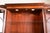 Henkel Harris Georgian Carved Mahogany Lighted Breakfront Bookcase Cabinet For Sale - Image 14 of 18