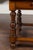 English 1850s Walnut Parquet Top Table with Single Drawer and Turned Legs For Sale - Image 9 of 12