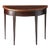 Hampton Nouveau Demilune Console Table, Dark Brown For Sale