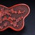 Vintage Chinese Carved Cinnabar Lacquer Box – Butterfly Form With Plum Blossom Motif For Sale In Los Angeles - Image 6 of 10