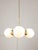 Mid-Century Modern Italian Pendant Light in Brass and Opaline Glass, 1960s For Sale - Image 5 of 15