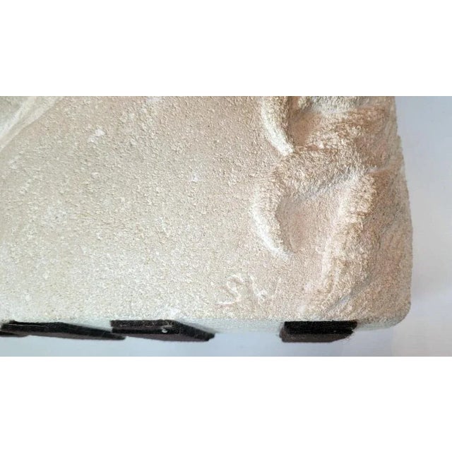 French Stone Horse Head, 1950s For Sale - Image 3 of 11