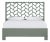 Silas Platform Bed King - Evergreen For Sale