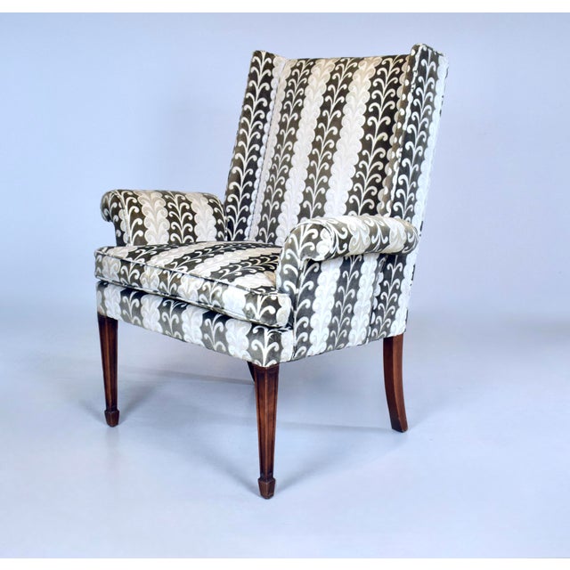Taylor King 1960's Flared Armchair Italian Modern For Sale - Image 4 of 12
