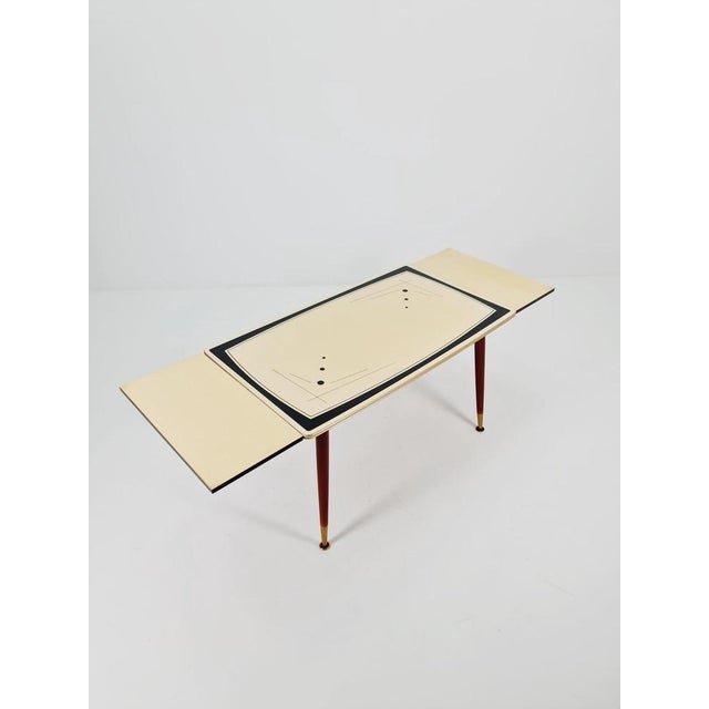 Gold Vintage Extendable Coffe Table, 1950s For Sale - Image 8 of 11