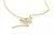 This is a gorgeous diamond necklace by designer Jose Hess, it is crafted from solid 14k yellow gold with long tube like...