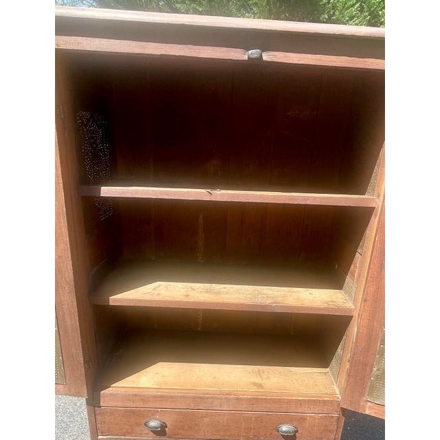 Virginian Antique Primitive Pie Safe For Sale - Image 9 of 18