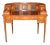 English Made Satinwood Adams Paint Decorated Carlton House Desk With Cubbies For Sale