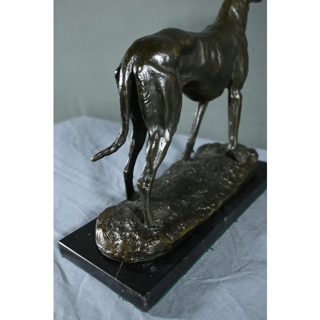E. Frémiet, The Greyhound, Late 19th Century, Bronze For Sale - Image 16 of 18