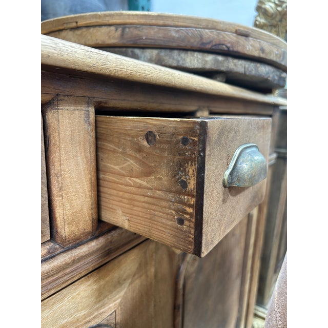 19th Century French Provincial Three-Drawer Buffet in Natural Wood For Sale - Image 4 of 4