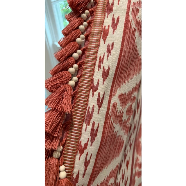 2020s Pair of Cowtan & Tout Drapery Panels With Tassel Fringe For Sale - Image 5 of 11