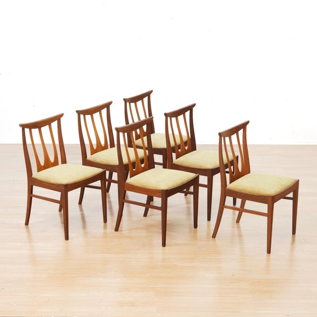 Brown Set of Six Mid Century Dining Chairs by G Plan For Sale - Image 8 of 12