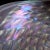 Antique Murano Pink Opal Gold Flecks Iridescent Diamond Quilted Surface Italian Art Deco Glass Serving Bowl For Sale - Image 9 of 12