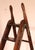 Exquisite Simplex library ladder, late 19th century It is enhanced with wrought iron reinforcements that add to its...