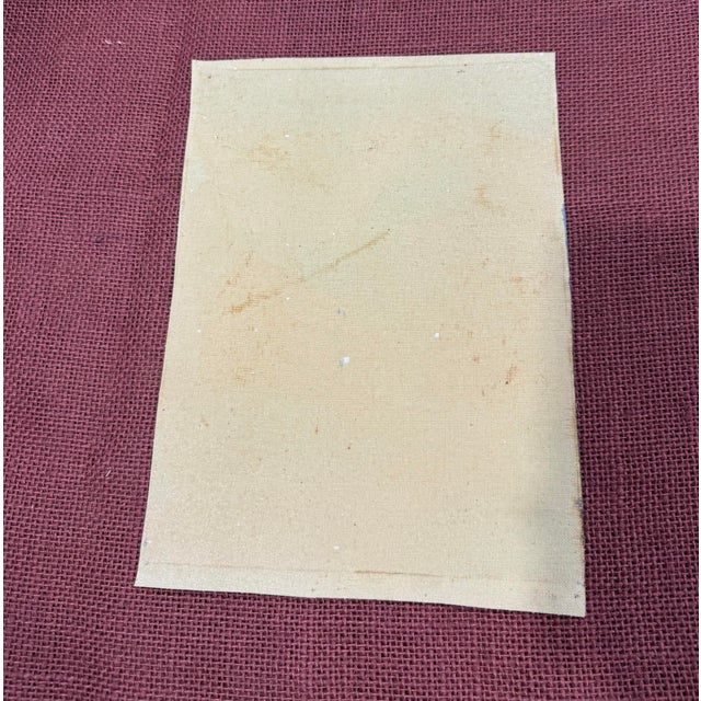 N.Manolla Oil Painting 1950s Loose Signed 8x10 From Italy Good condition No frame loose art The N.Manolla oil painting...