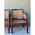 Vintage Carved Wood and Cane Chairs - Pair For Sale - Image 9 of 12