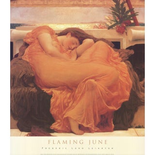 2002 Lord Frederic Leighton 'Flaming June' Offset Lithograph For Sale