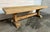 Large French Bleached Oak Farmhouse Dining Table, 1925 For Sale - Image 11 of 17