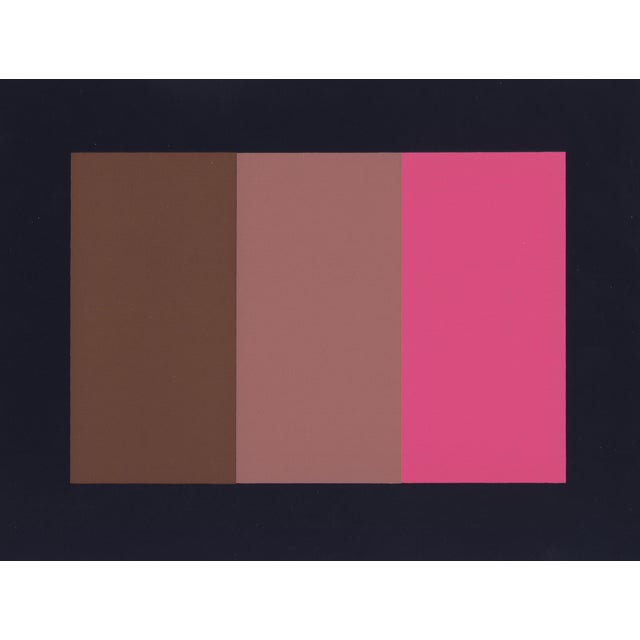 Original first edition silkscreen from Josef Albers "Interaction of Color", published by Yale University Press in 1963 as...