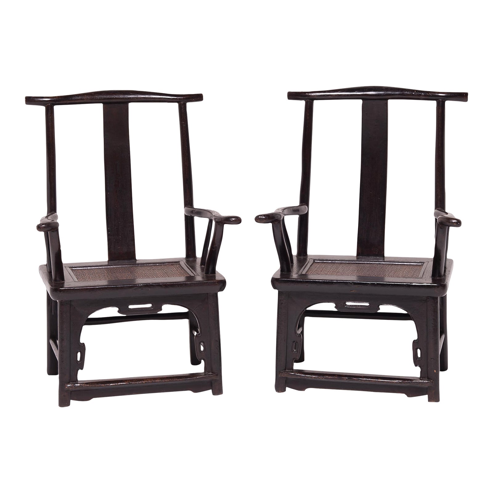Mid 19th Century Pair of Tall Back Porch Chairs Chairish