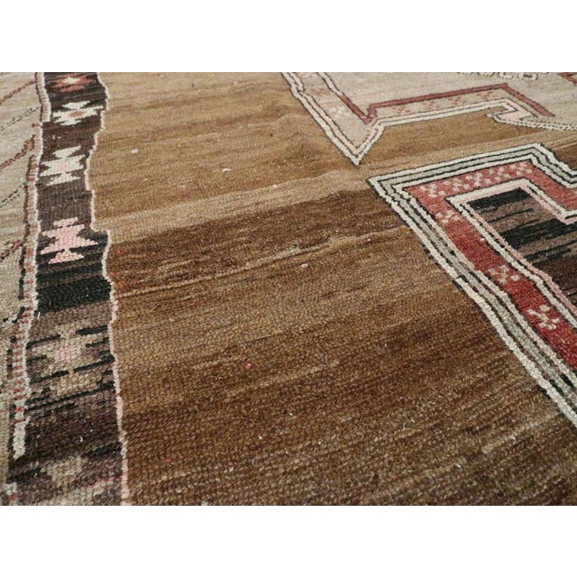 Galerie Shabab Collection Mid-20th Century Handmade Turkish Tribal Room Size Carpet For Sale In New York - Image 6 of 10
