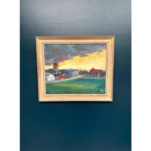 A.G., Village, 1948, Oil on Panel For Sale - Image 15 of 18