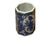 Ceramic 4" Small Octagonal Blue White Flower Vases Graphic Porcelain Art Vase For Sale - Image 7 of 11