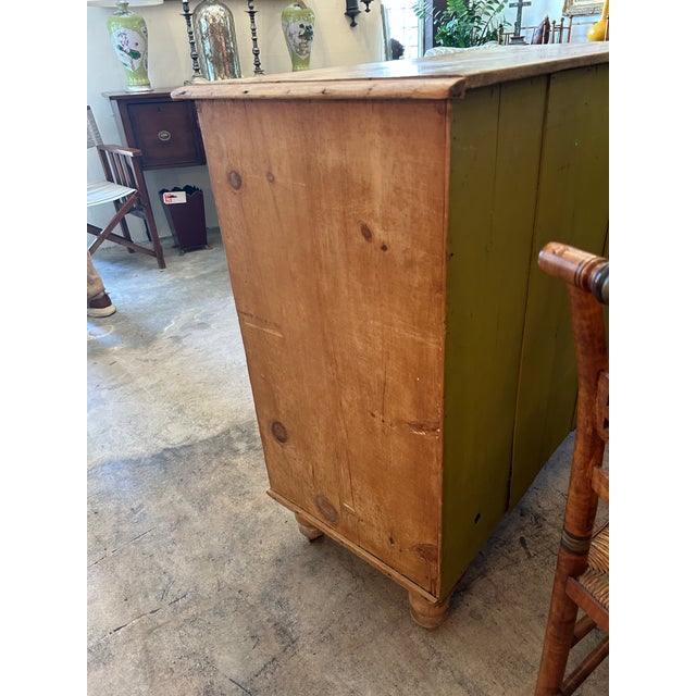 English Antique English Pine Chest of Drawers. For Sale - Image 3 of 9