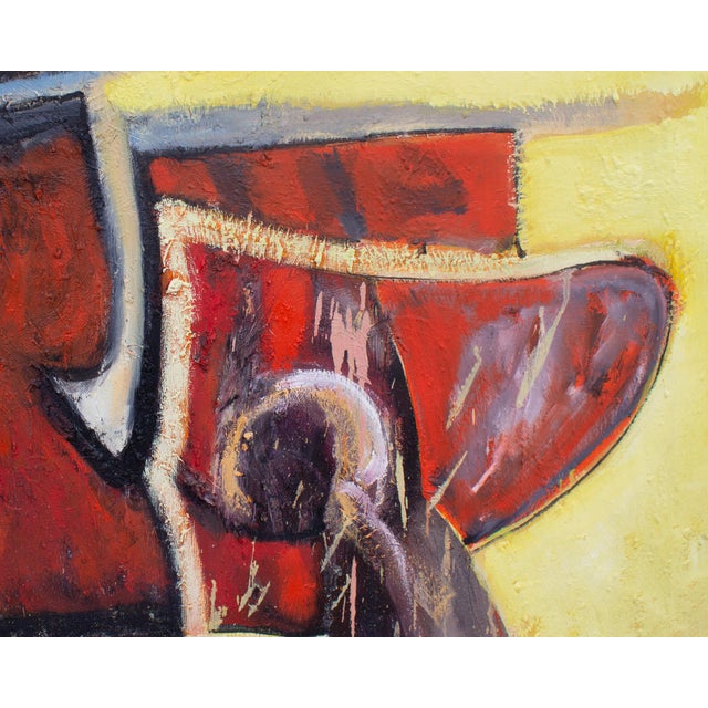 Abstract Oil on Canvas Painting by James L. Bruch For Sale - Image 9 of 10