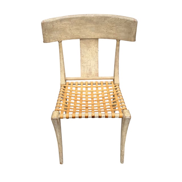 Pair of Klismos Chairs Attr to t.h. Robsjohn-Gibbings.