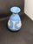 Wedgwood 1970s Wedgwood Blue and White Ceramic Vase Classical Figures Neoclassical Matte For Sale - Image 4 of 5