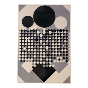 Victor Vasarely, Antares, 1970, Signed Op Art Screenprint