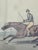 Late 20th Century J. Godby + H. Merke for Samuel Howitt “La Course De Chevaux” Equestrian Engraving, Framed For Sale - Image 5 of 12