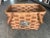 Farmhouse 1976 Weaved Wood Basket With American Eagle For Sale - Image 3 of 9