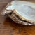 Contemporary Vintage Mother of Pearl Caviar Serving Set Gold Lipped Shell Bowl With 2 Spoons For Sale - Image 3 of 12