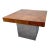 Milo Baughman for Thayer Coggin MCM Burl & Chome Coffee, Cocktail Table For Sale