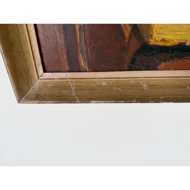 1970’s Lila Mirsky Mid-Century Modern Still Life Oil on Masonite Painting – Wood Framed For Sale In Miami - Image 6 of 12