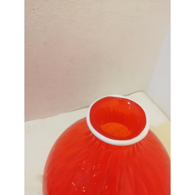 1980s Balloton Vase in Murano Glass from Venini, Italy, 1981 For Sale - Image 5 of 8