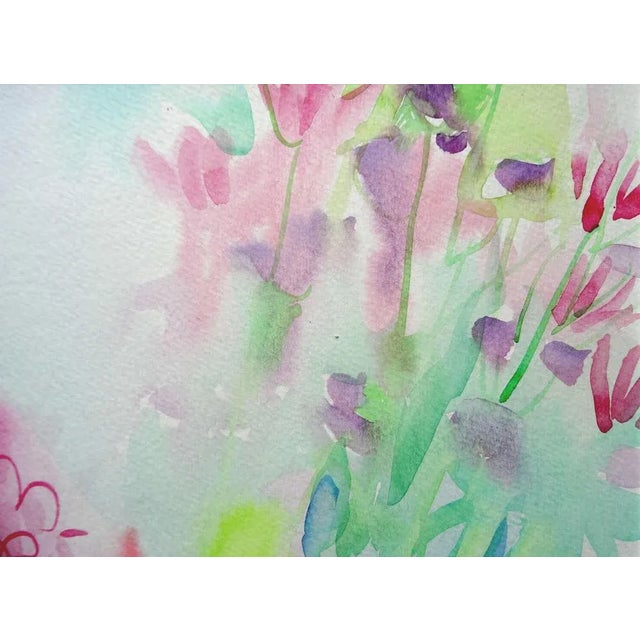 Early 21st Century Ingrida Irbe, Luxembourg Garden, 2010, Watercolor on Paper For Sale - Image 5 of 7